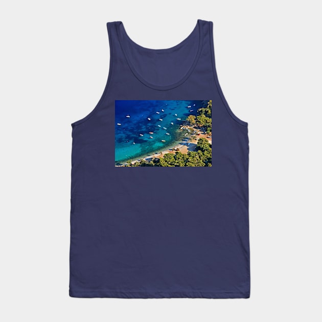 Mourtia beach - Samos island Tank Top by Cretense72